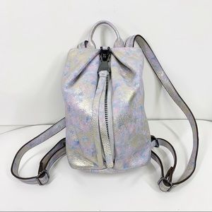 Aimee Kestenberg Opal Metallic Leather Mini Tamitha Backpack